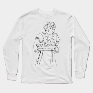 fanny button – tortured by thirst Long Sleeve T-Shirt